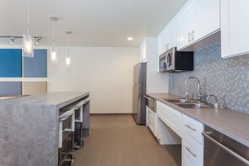 Club house  with  kitchen, cafe, business center and lounge
